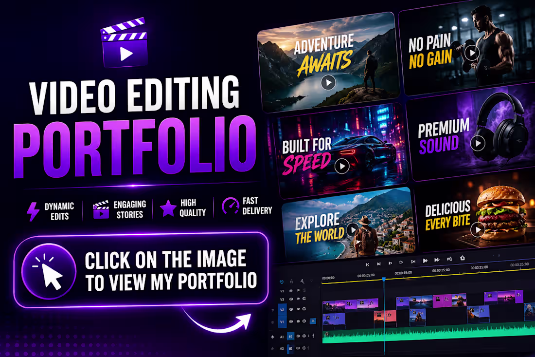 Cover image for Video Editing Portfolio
