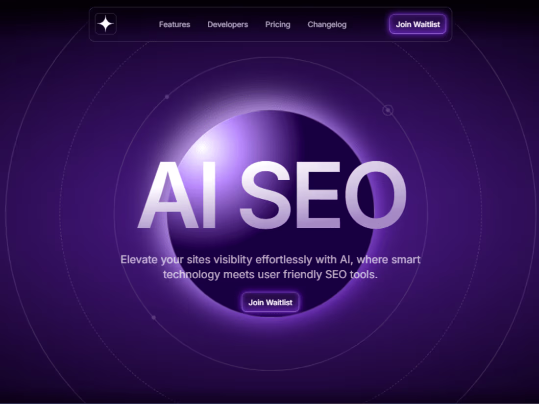 Cover image for AI Startup Landing Page