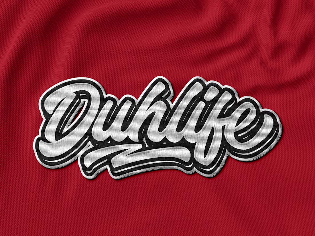 Cover image for Duhlife Hand-lettering design for tshirt