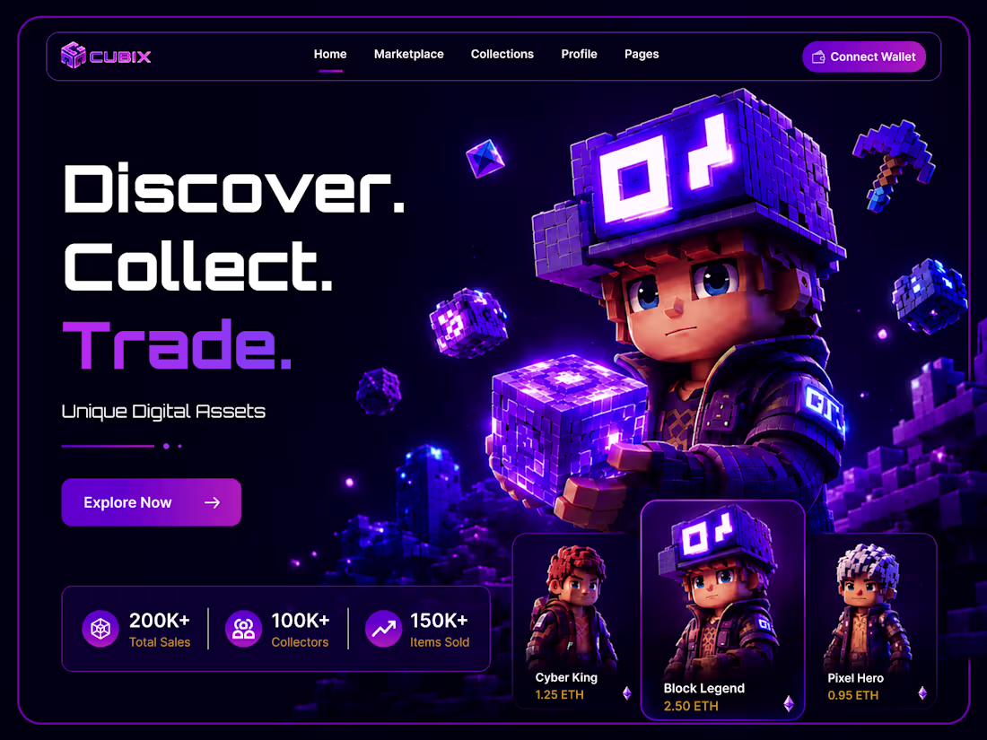 Cover image for CUBIX - Web3 NFT Marketplace