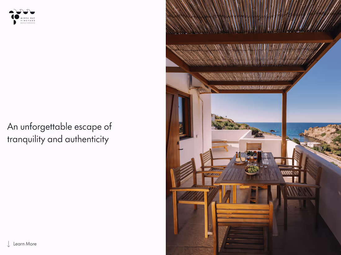 Cover image for Mikra Bay Vineyard Guesthouses