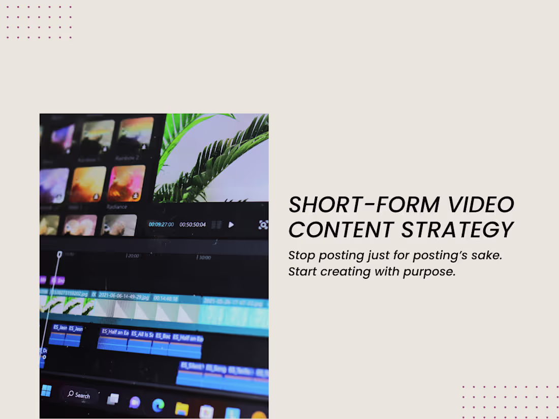Cover image for Short-Form Video Content Strategy