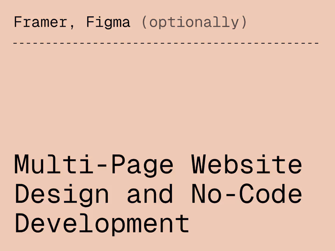 Cover image for Framer Full Website Development