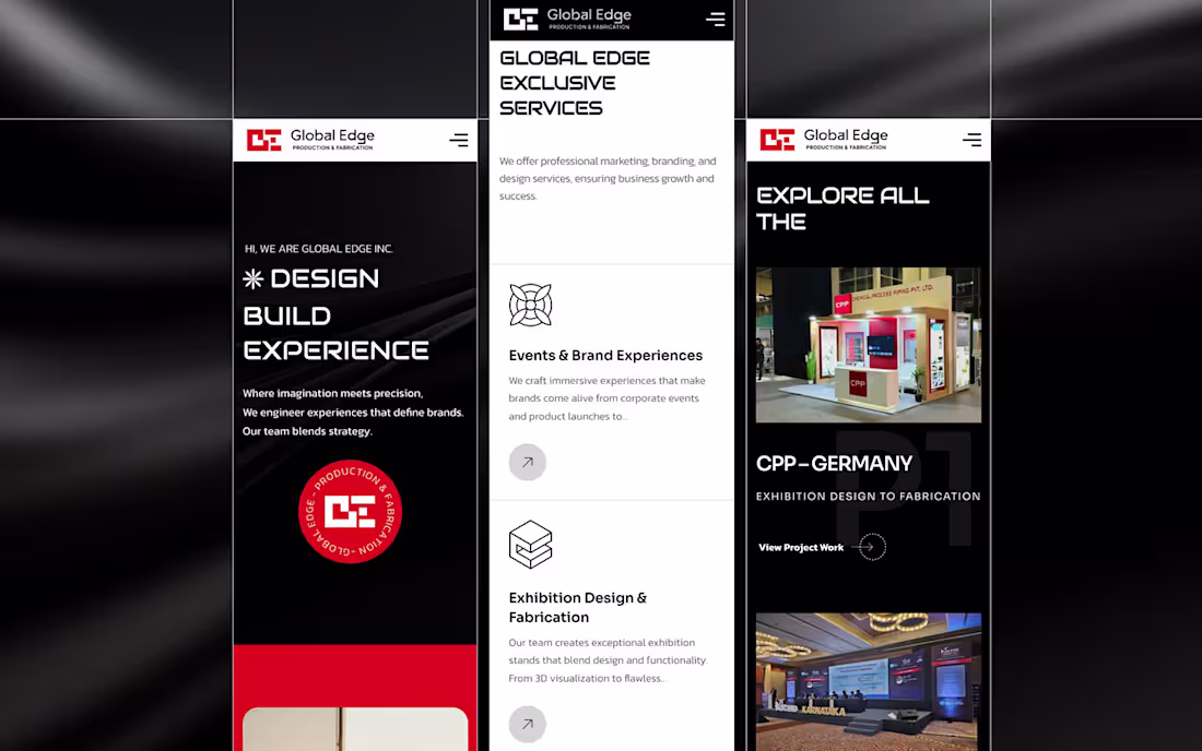 Cover image for Global Edge | End-to-End Website Design & Build