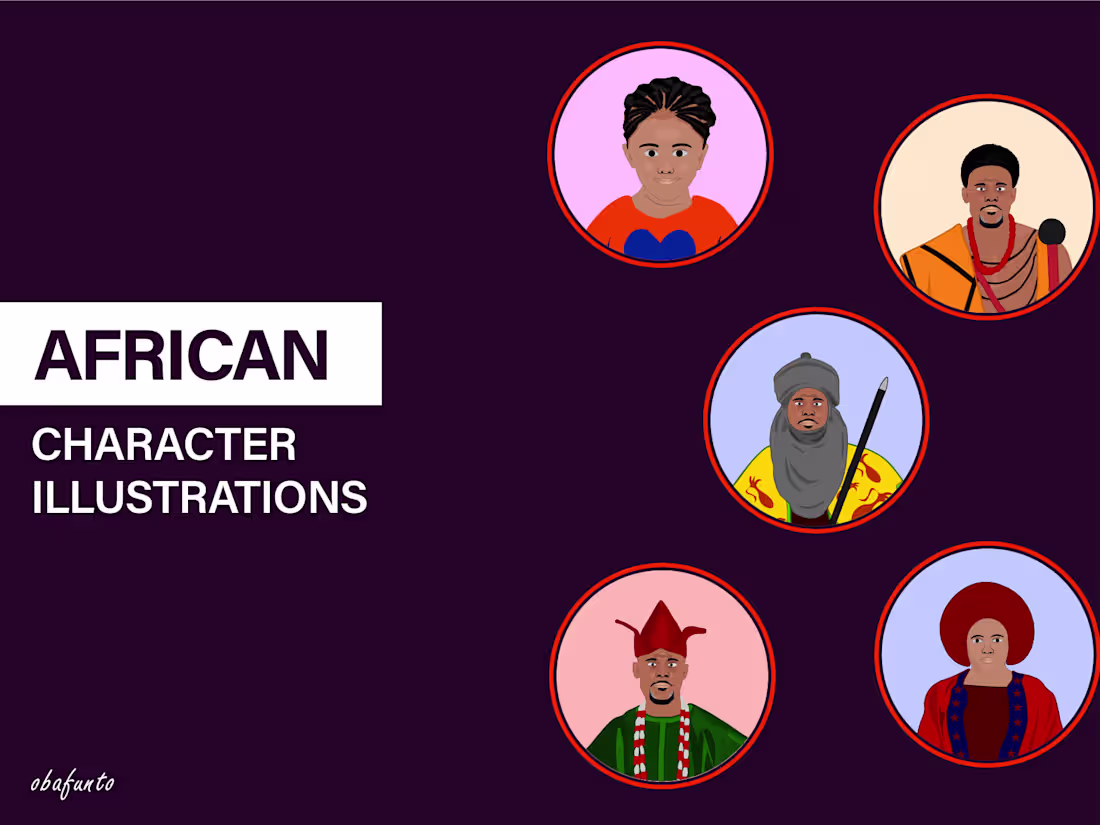 Cover image for Behance [African Character Illustration]