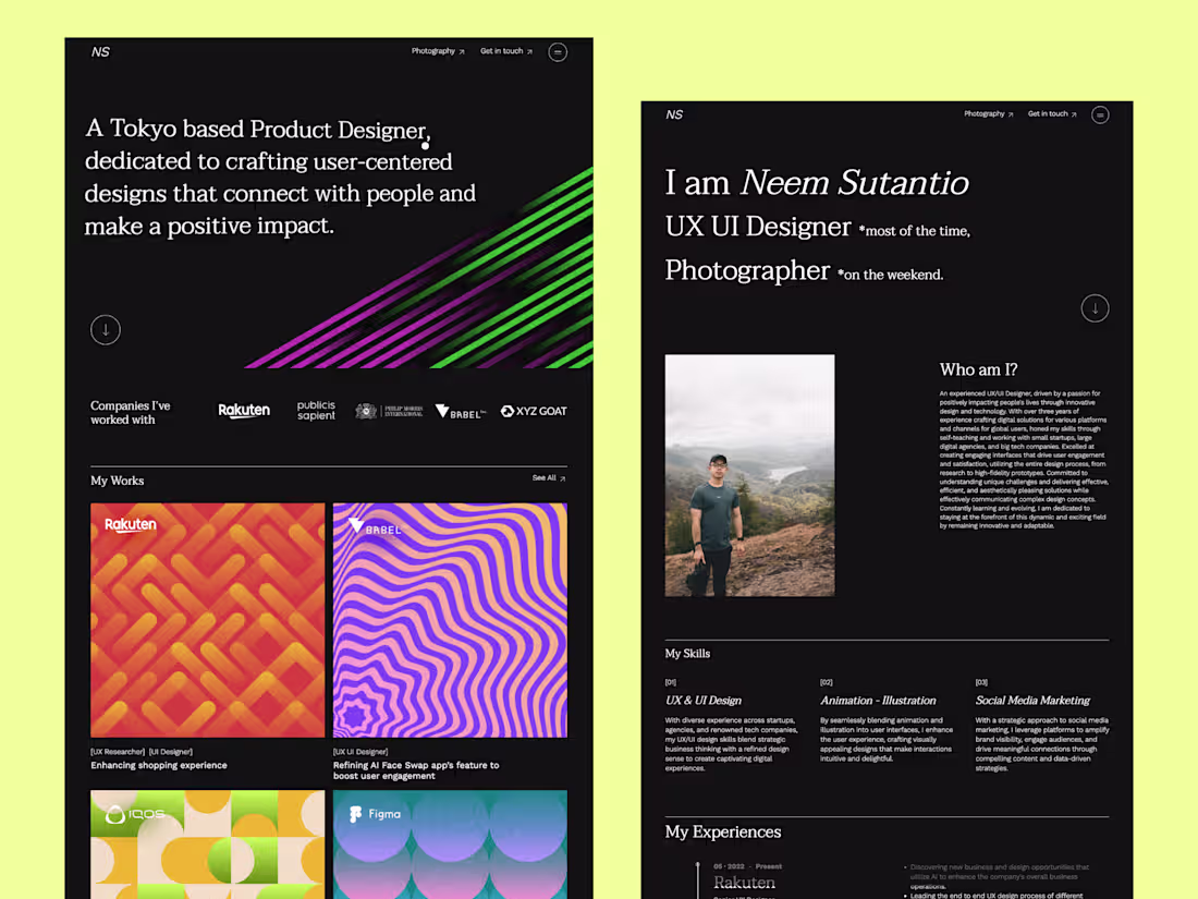 Cover image for Neem Sutantio — Personal Portfolio