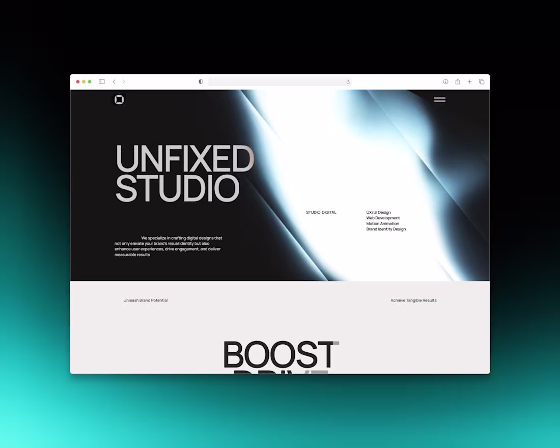 Cover image for Unbound Website Design