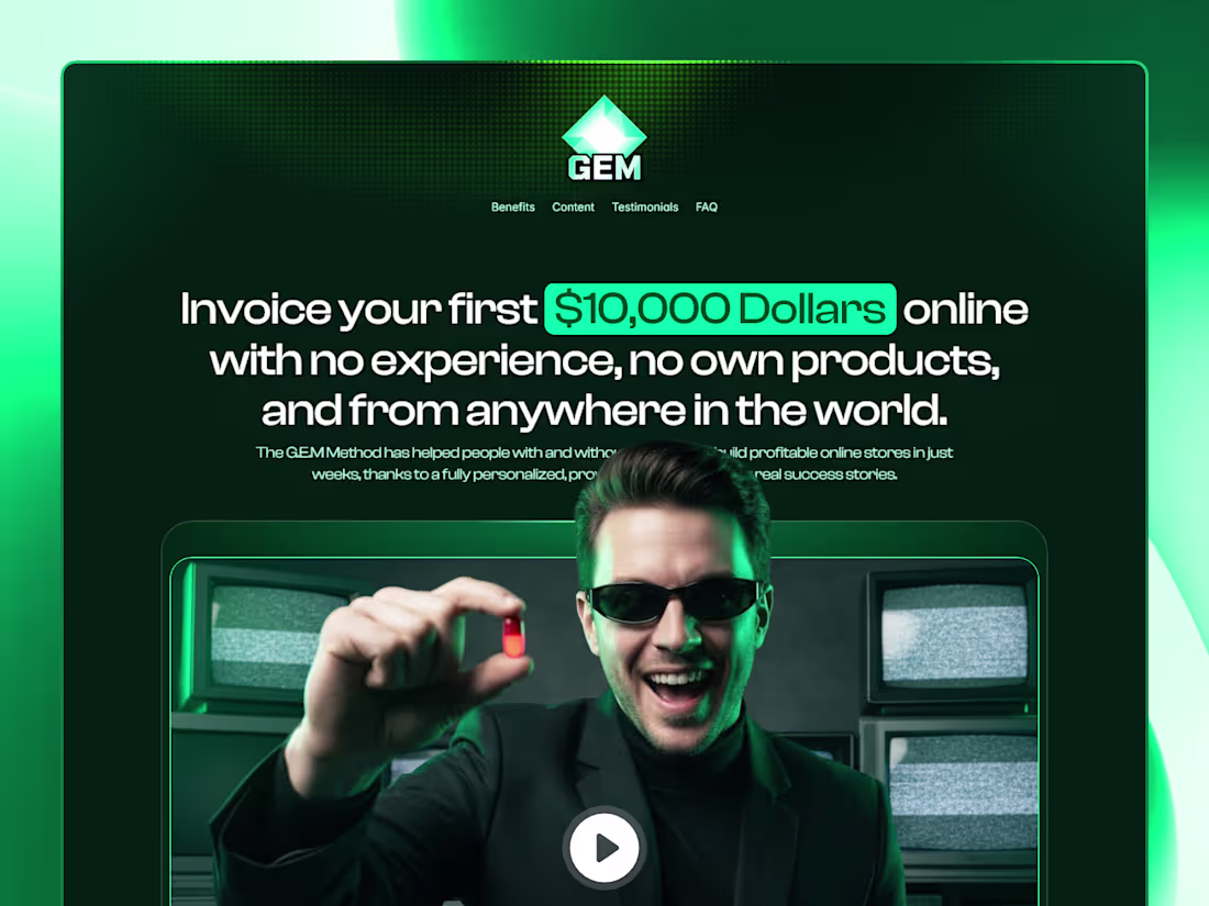 Cover image for Landing Page ✦ GEM