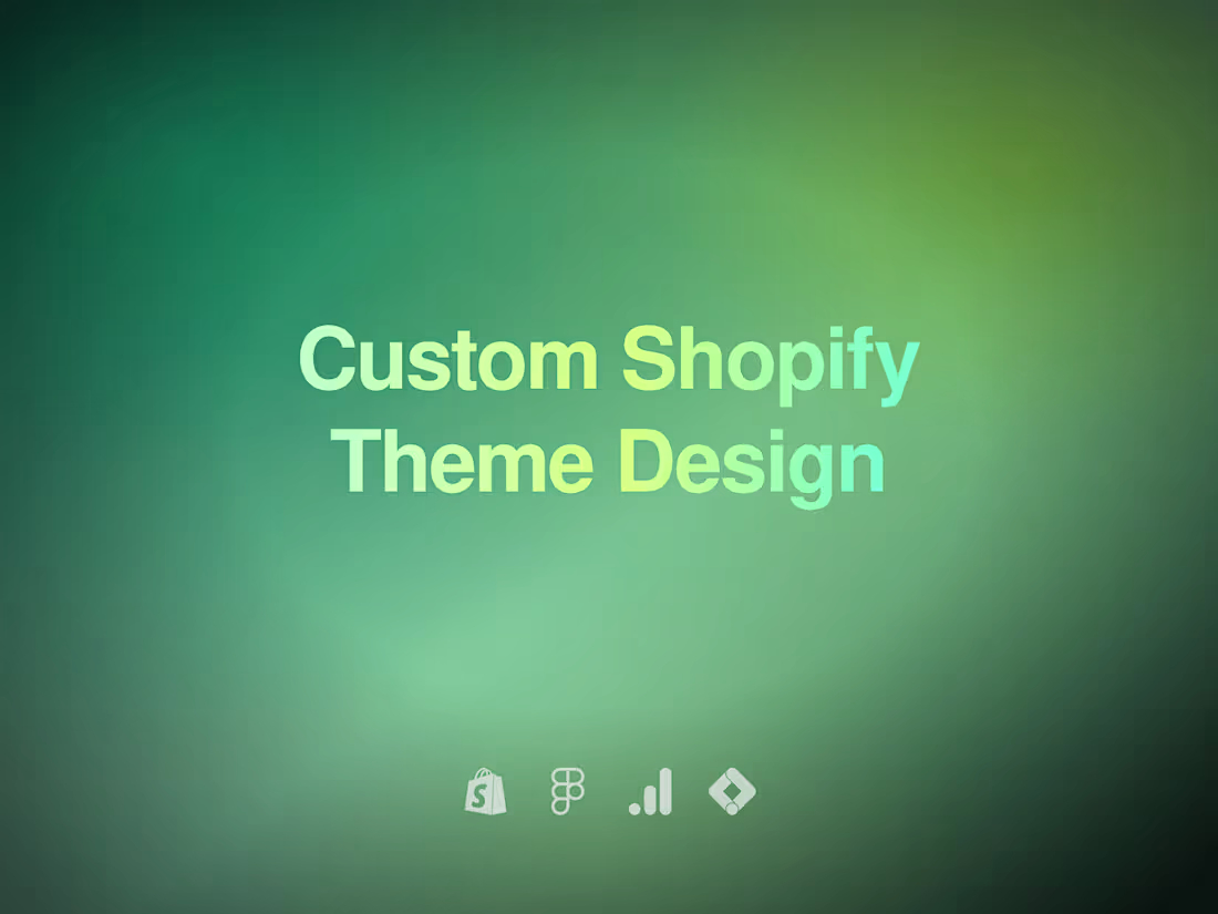 Cover image for Custom Shopify Theme Design & Development