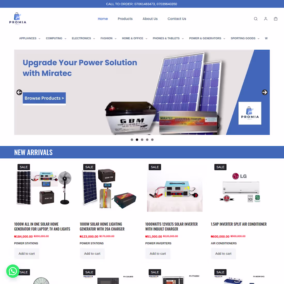 Cover image for Designed for promiamall. An ecommerce