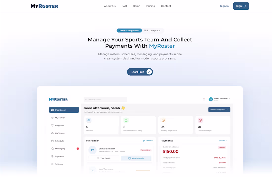 Cover image for RosterPay is a modern team