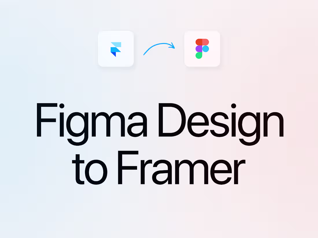 Cover image for Figma to Framer Website Devlopment