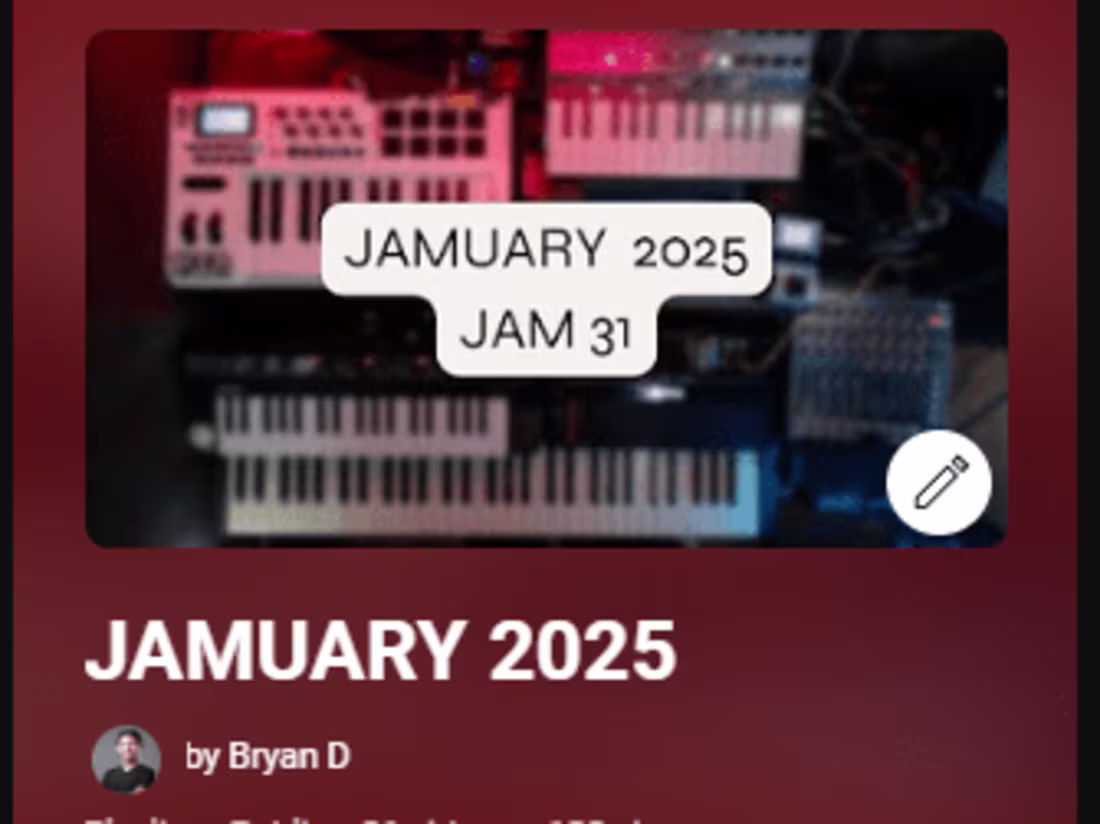 Cover image for JAMUARY 2025