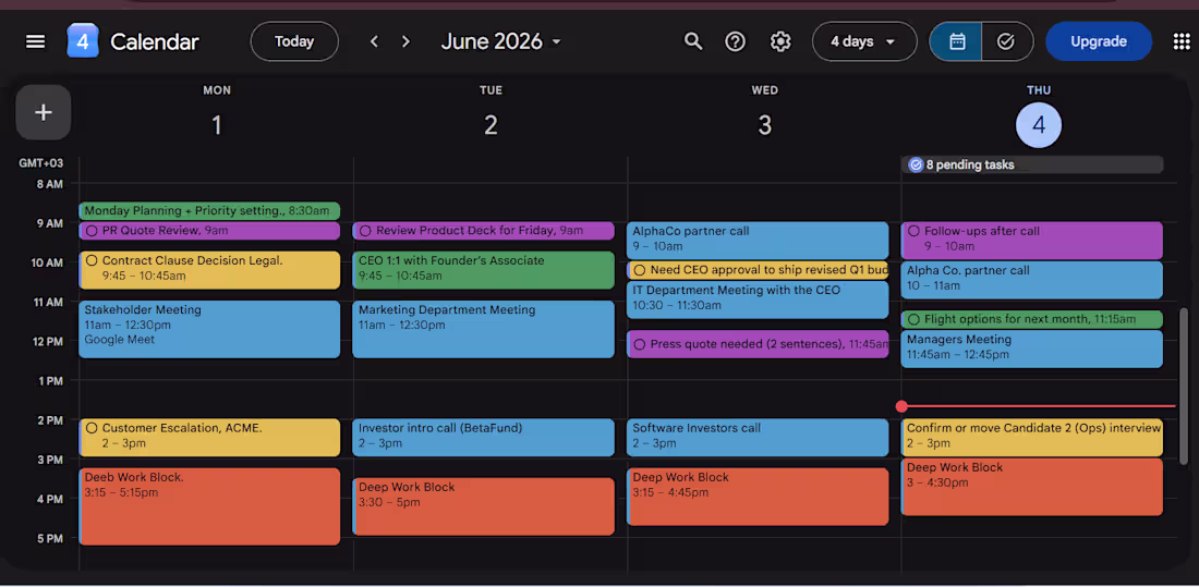 Cover image for Calendar & Time Zone Management
