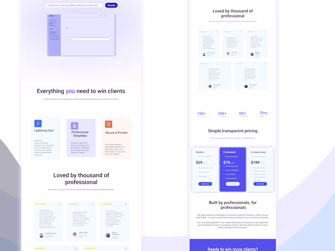 Cover image for Designed this Saas Website How is it? DM me for your Website...