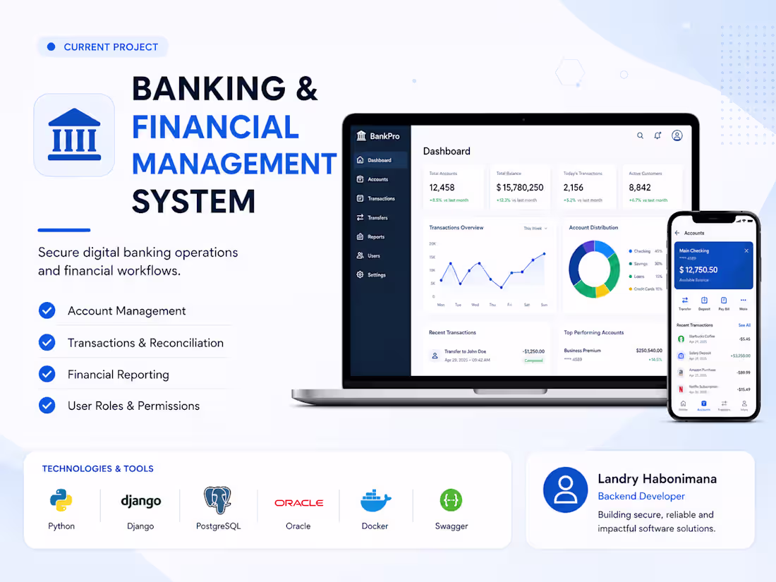 Cover image for BANKING AND FINANCIAL MANAGEMENT SYSTEM