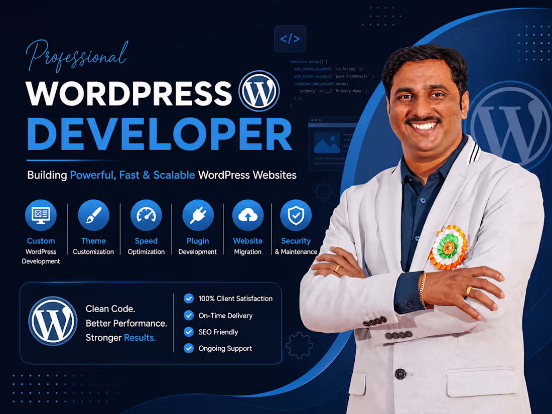 Cover image for WordPress Website Design | Modern, Responsive SEO Business Sites