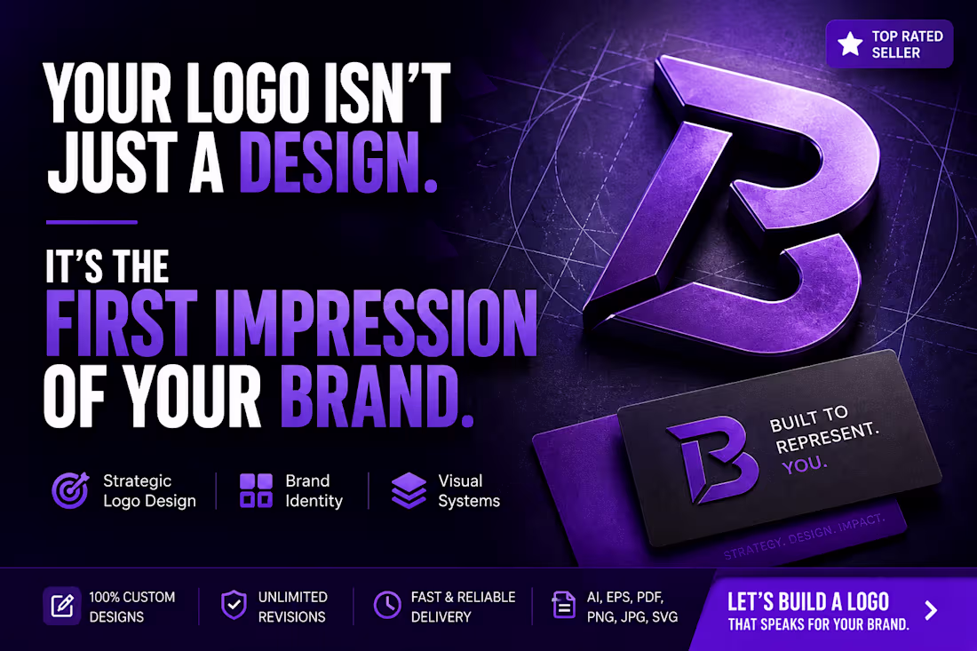 Cover image for Strategic Logo & Brand Identity Design