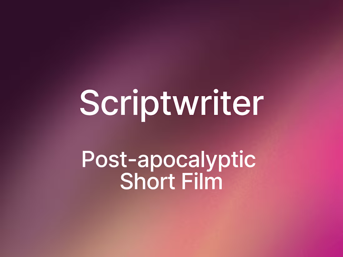 Cover image for Screenwriting: A Silent Short Film