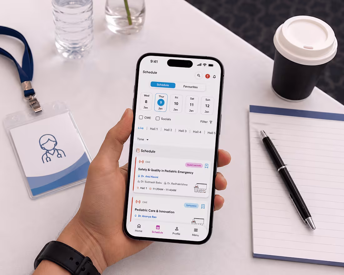 Cover image for PEDICON 2025 Mobile Conference App Design