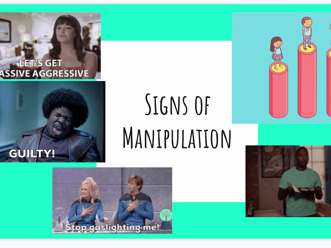 Cover image for Presentation about Signs of Manipulation