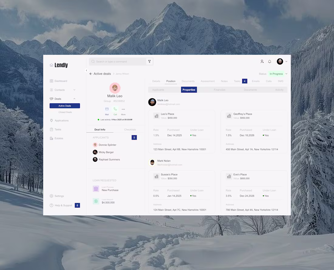 Cover image for Designed a dashboard interface for
