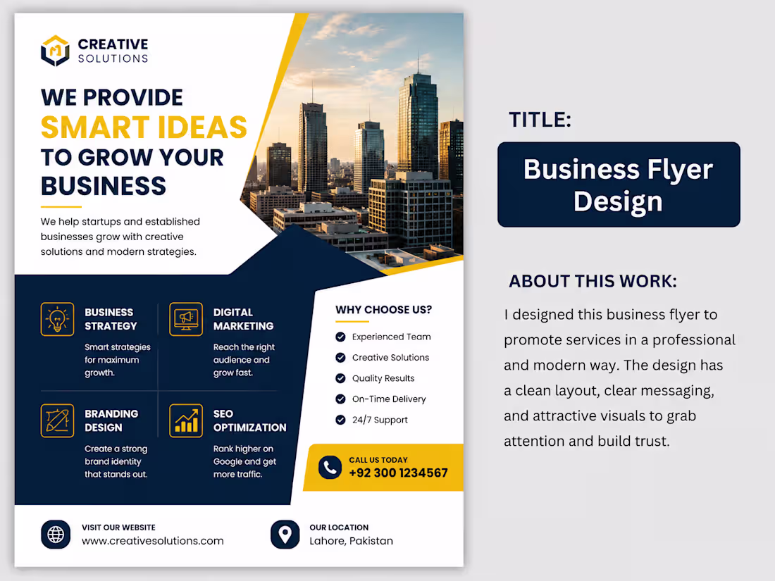 Cover image for I designed this business flyer