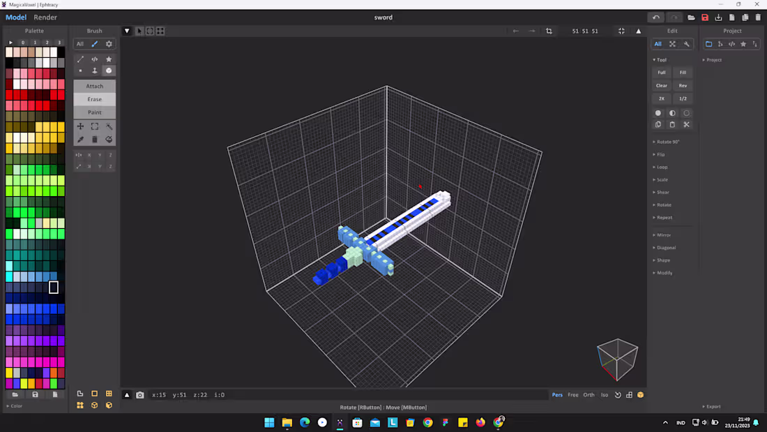 Cover image for Voxel Sword | 2023