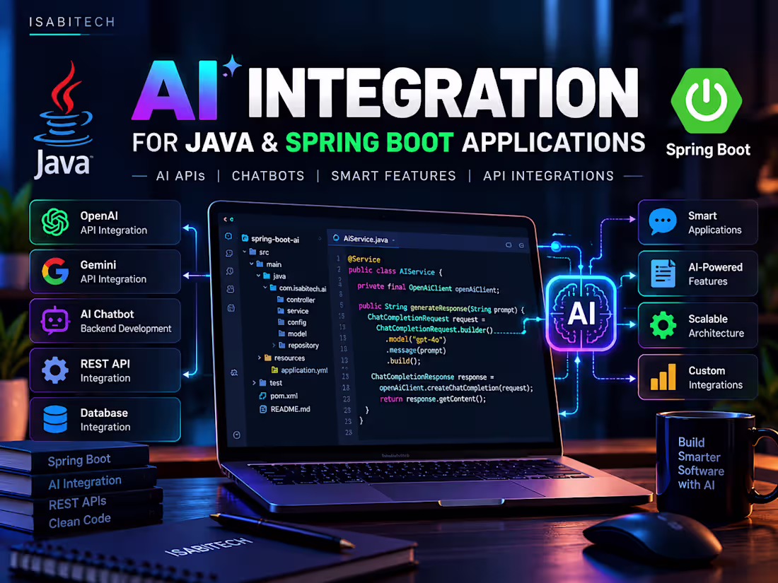 Cover image for AI Integration for Java & Spring Boot Applications