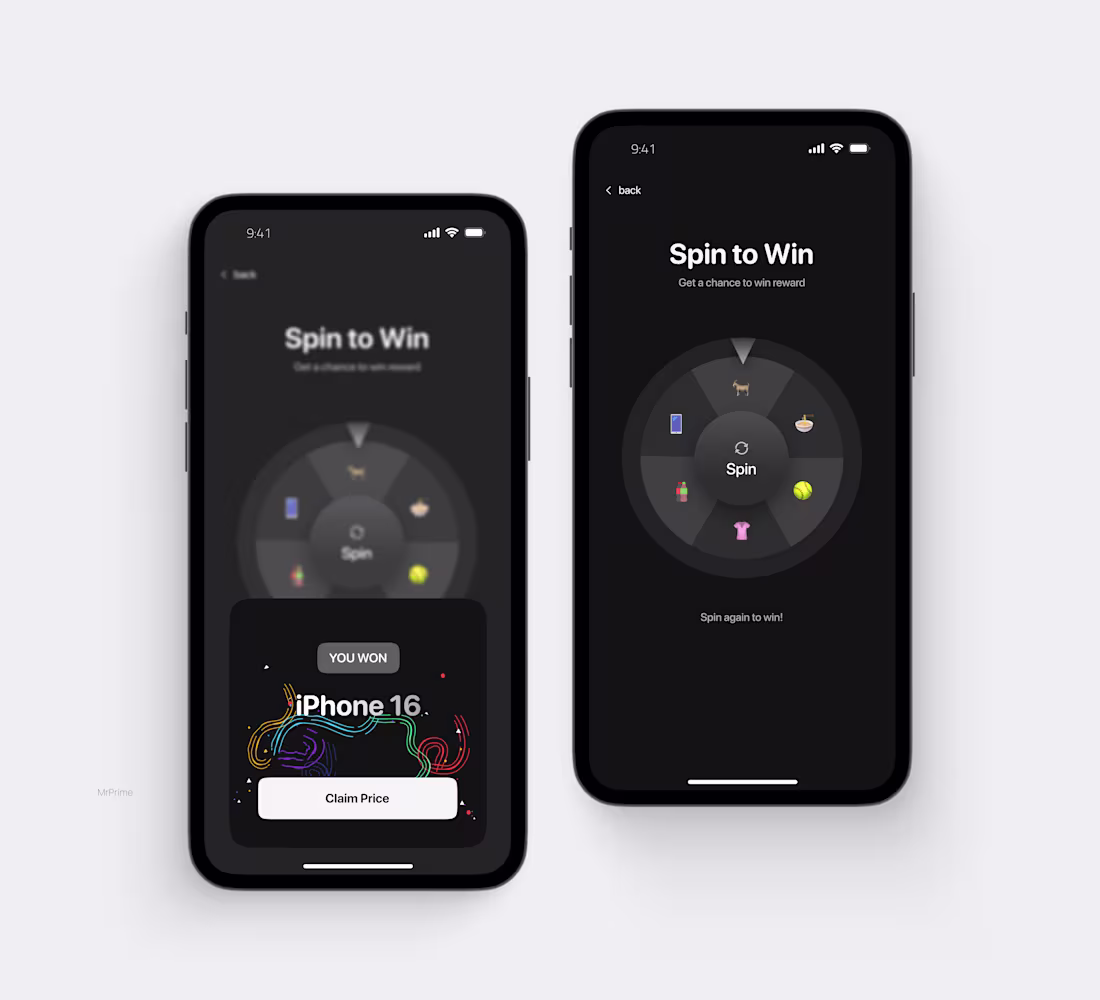 Cover image for Spinning Wheel UI Design