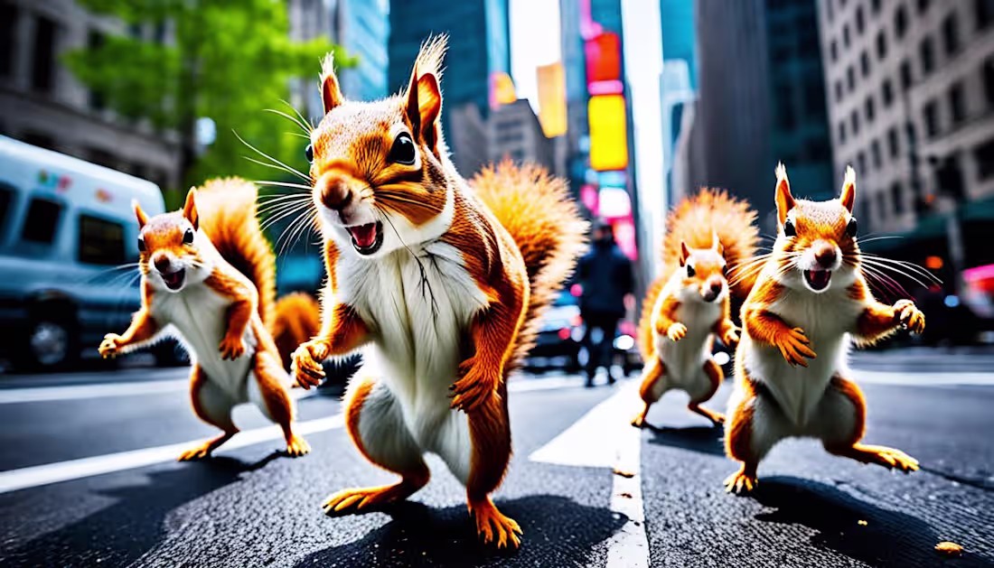 Cover image for The Great Squirrel Escape: A Nutty Adventure