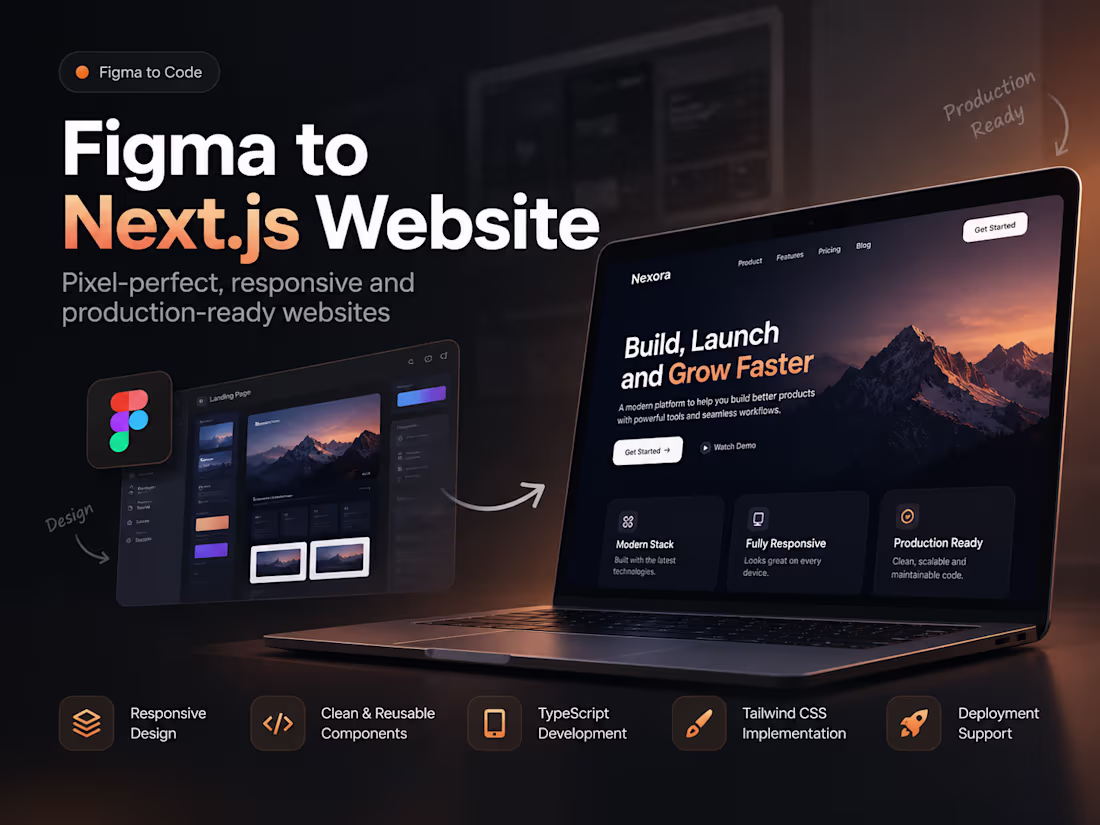 Cover image for Figma to Production-Ready Next.js Website