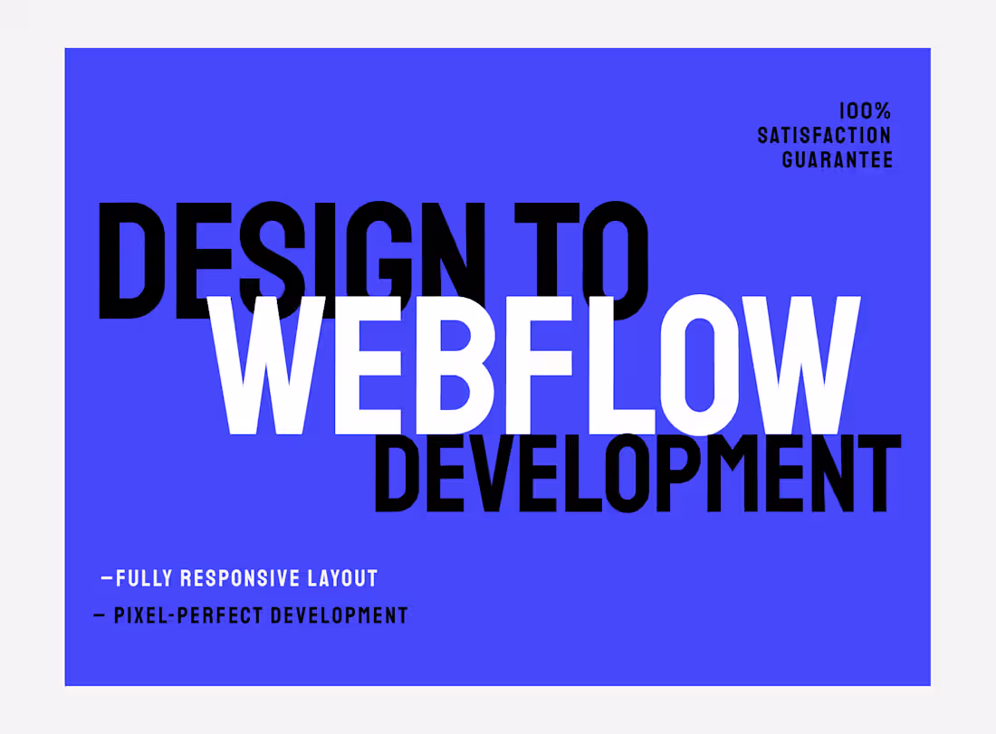 Cover image for Webflow Landing Page Development