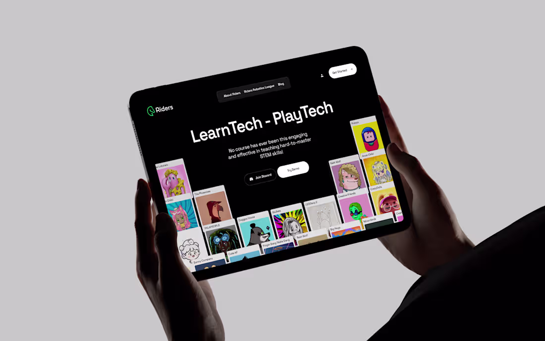 Cover image for Riders STEM — Data-Dense AI Dashboard, Made Clear