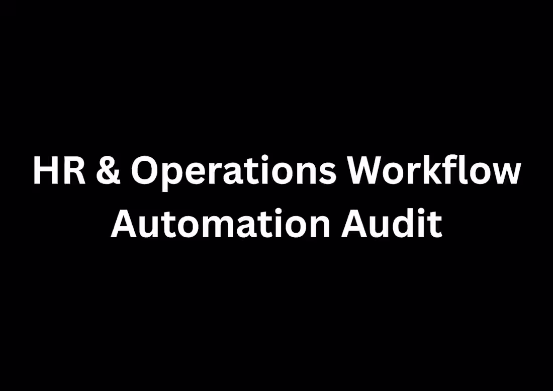 Cover image for HR & Operations Workflow Automation Audit