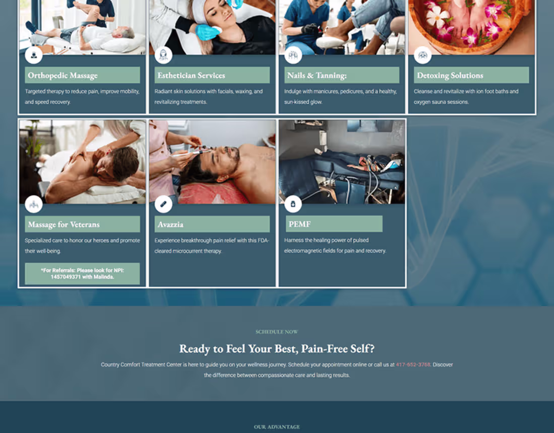 Cover image for County Comfort Web Development