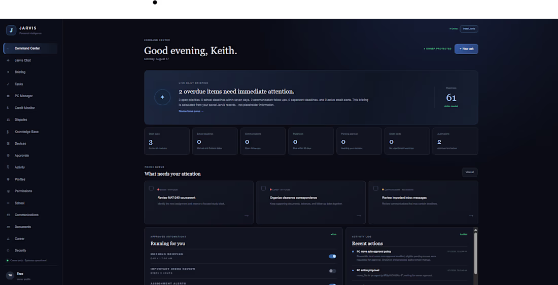 Cover image for Jarvis is a private, self-hosted