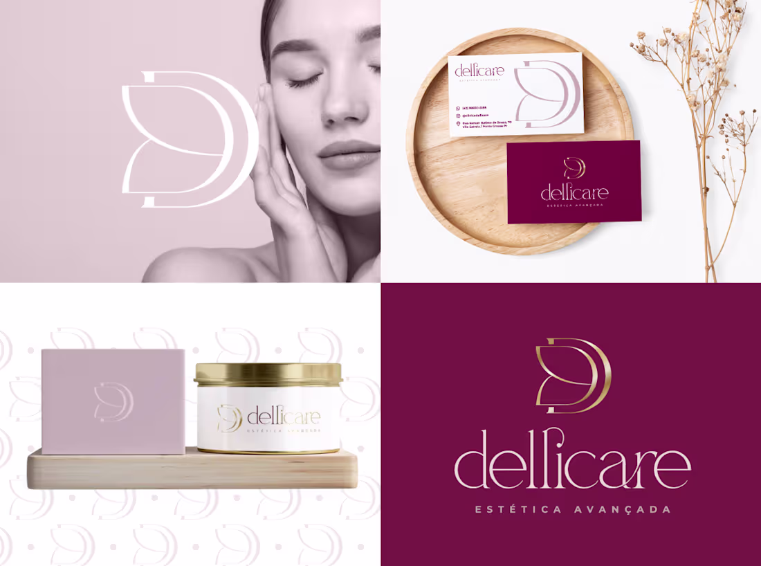 Cover image for Exclusive visual identity created for Dellicare Aesthetic Cl...