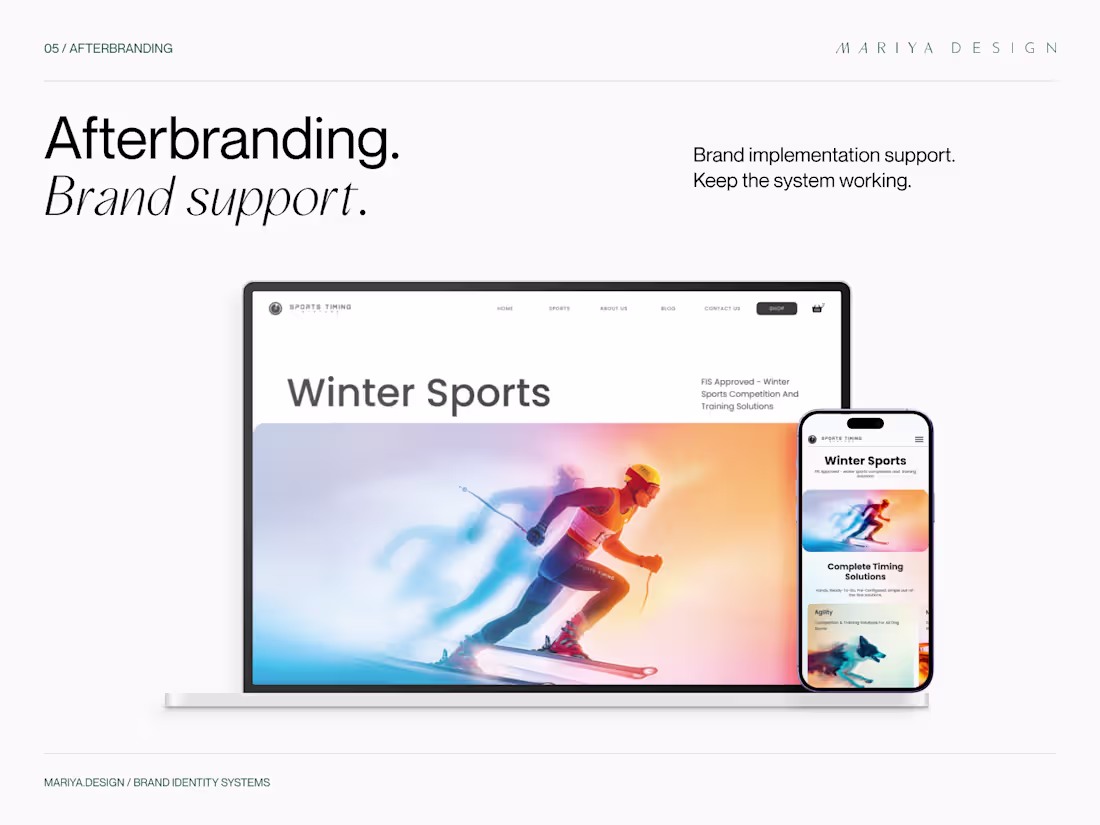 Cover image for Afterbranding · Brand Implementation Support