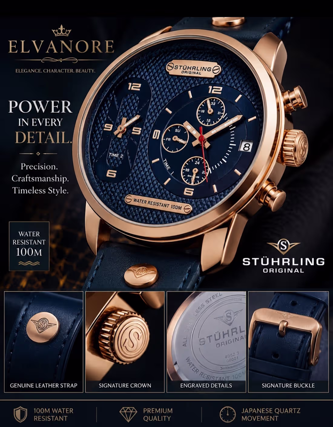 Cover image for Premium watch product storytelling created