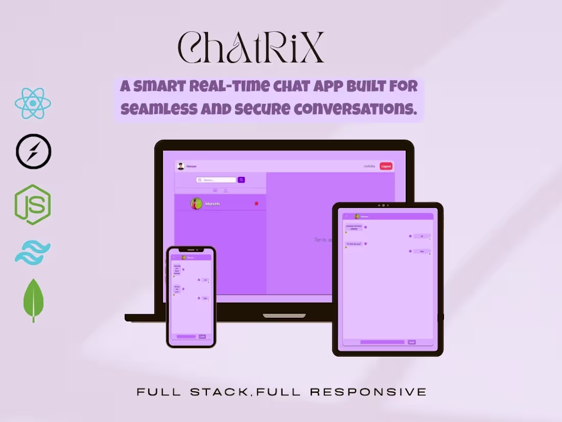 Cover image for Chatrix - Real-Time Chat Application