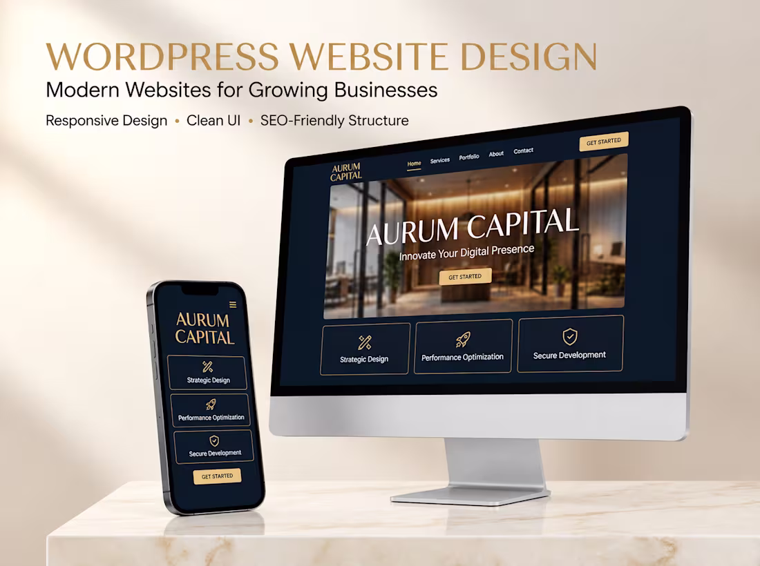 Cover image for WordPress Website Design for Small Businesses