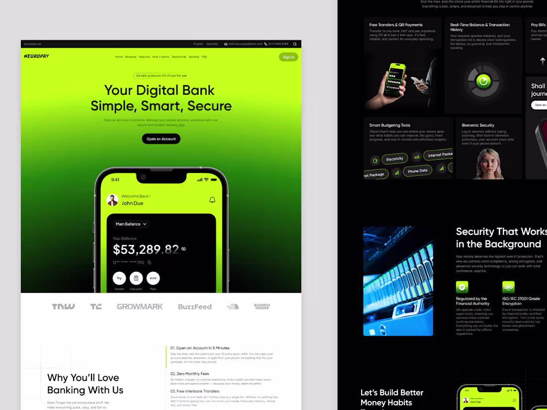 Cover image for Neuropay Website Design