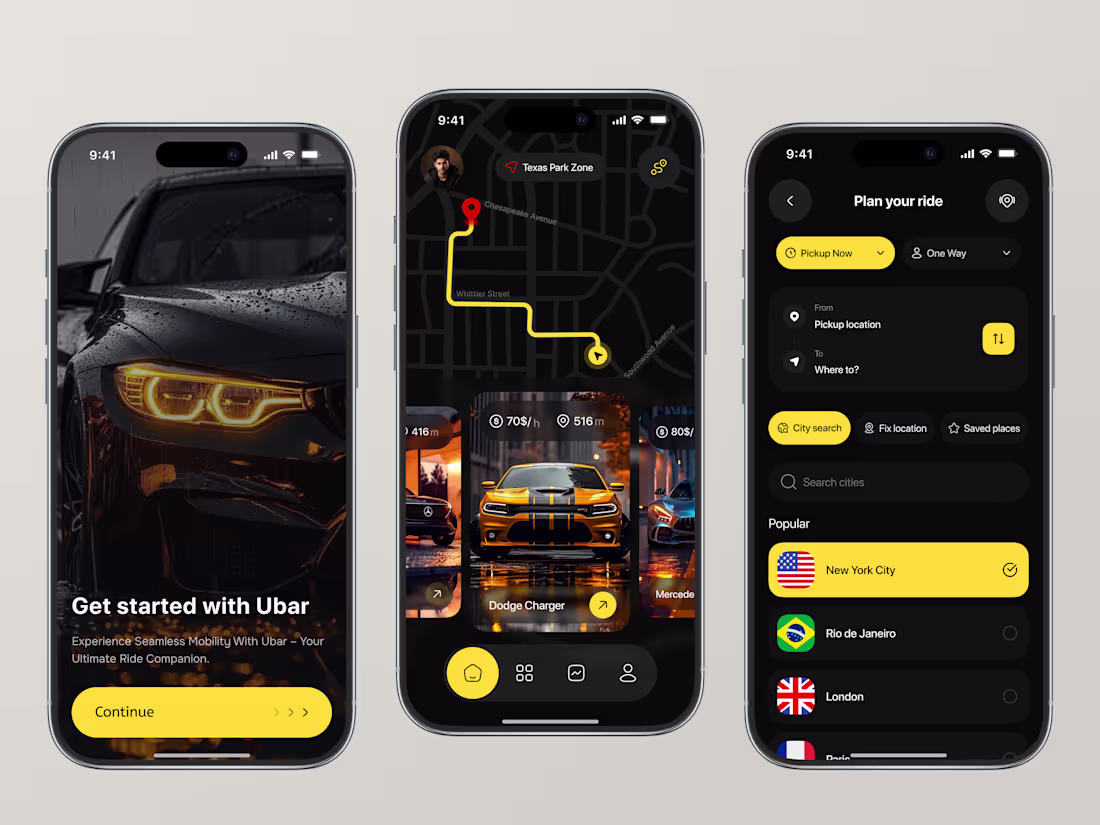 Cover image for Request a Ride - Car