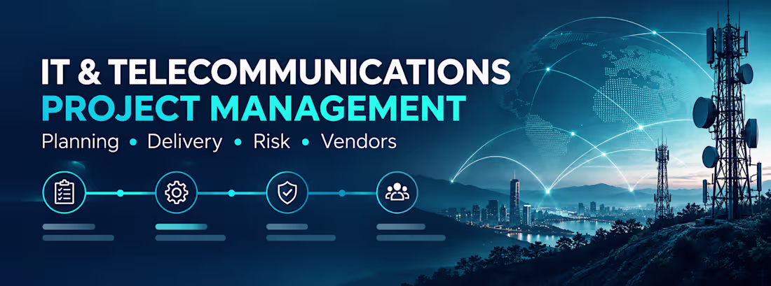 Cover image for IT & Telecommunications Project Management