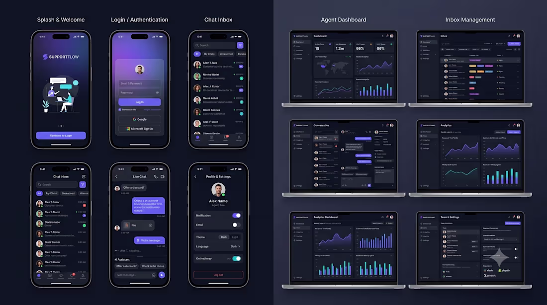 Cover image for SupportFlow — Next-Gen Customer Support