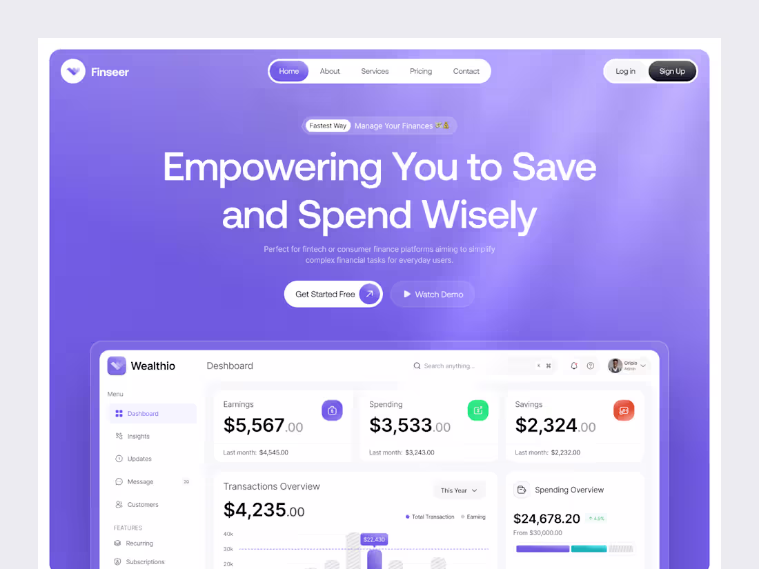 Cover image for SaaS Website Design