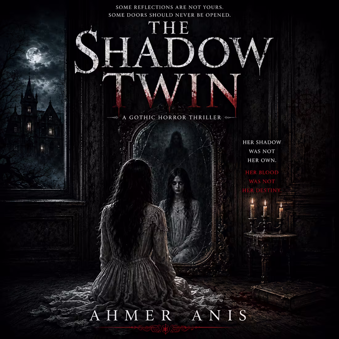 Cover image for  I Will Design a Gothic Horror eBook Cover Like THE SHADOW TWIN