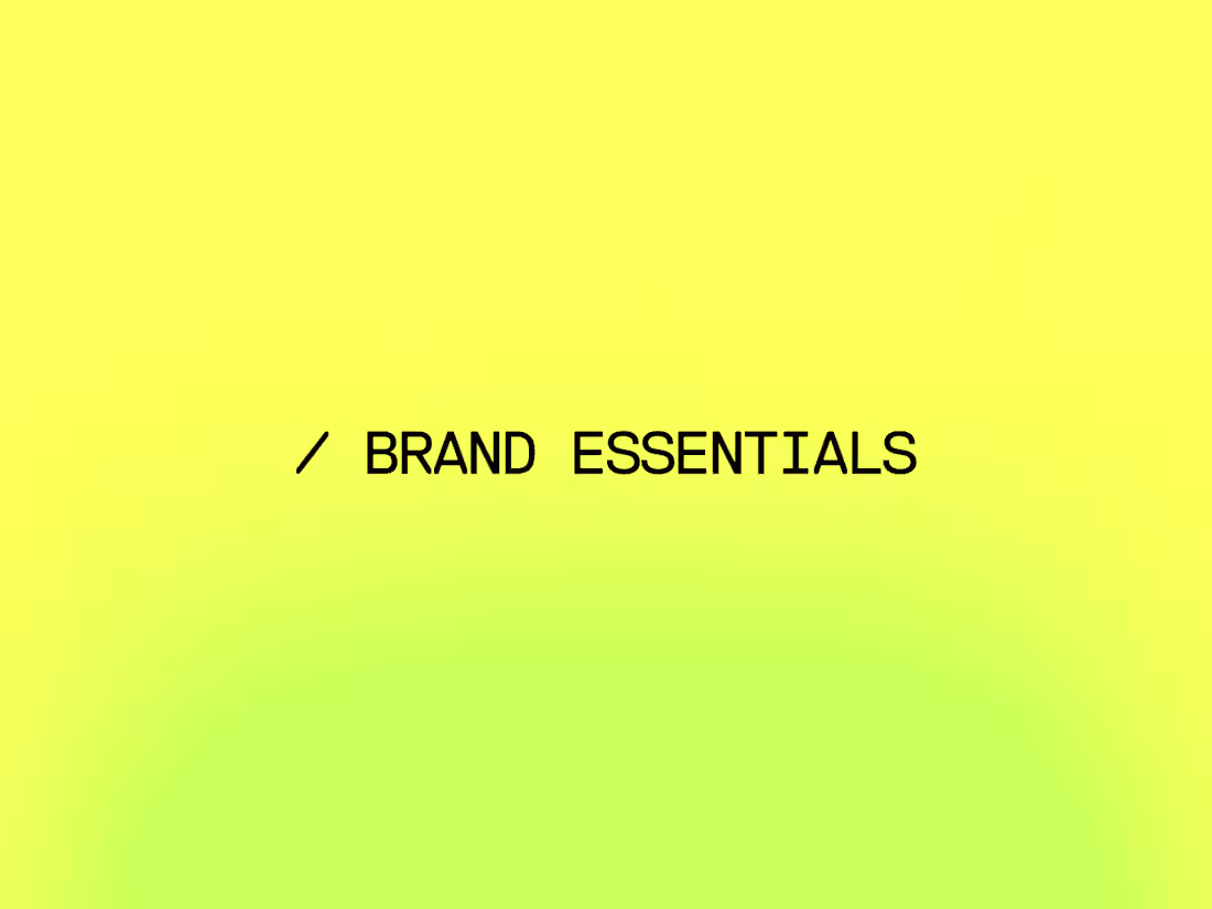 Cover image for / Brand Essentials