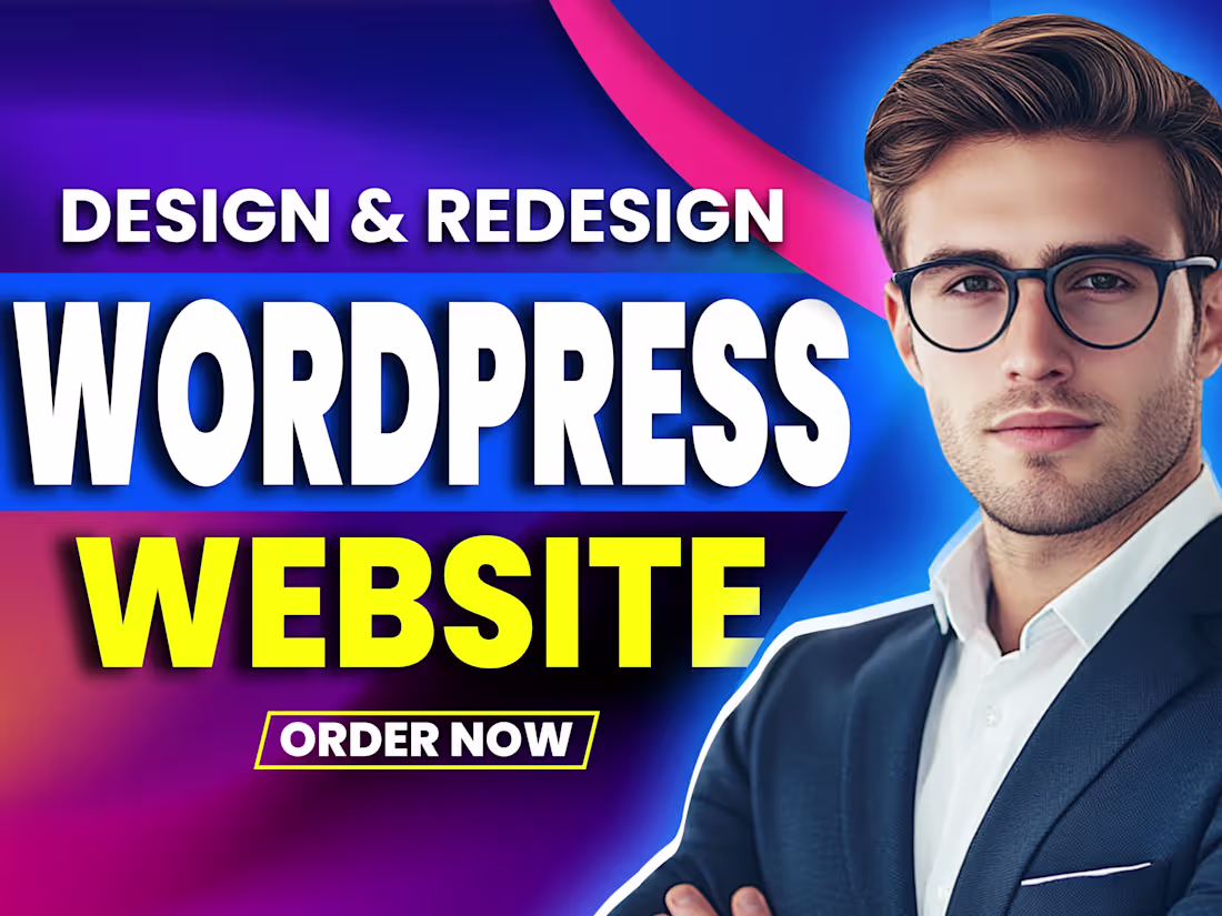 Cover image for I will design wordpress website development